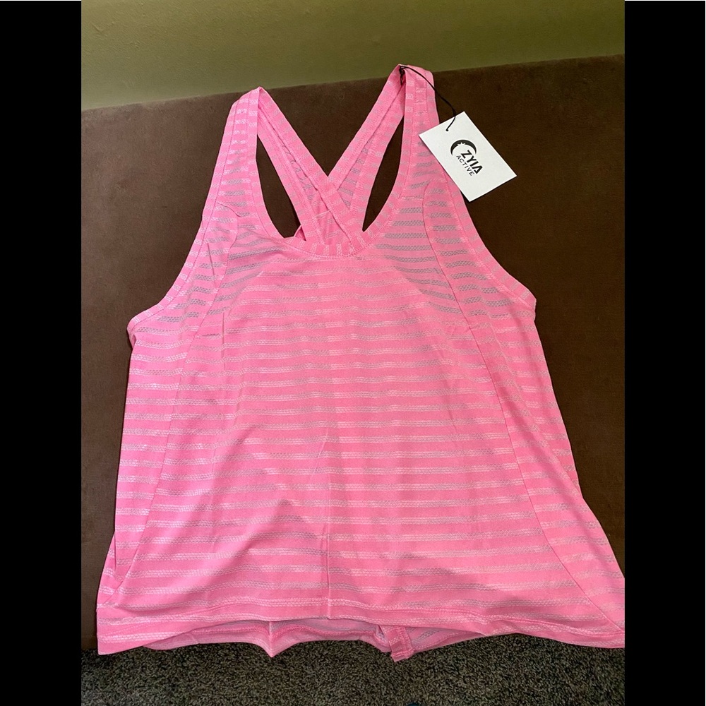 NWT Women’s ZYIA Pink Nimbus Split Back Tank (XL)